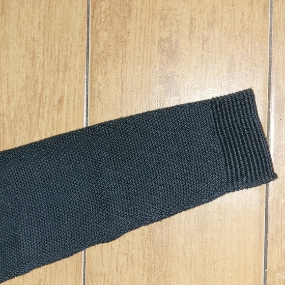 Sandro Textured Long Sleeve Black Skater Dress Size 1 (S) - Picture 4 of 13